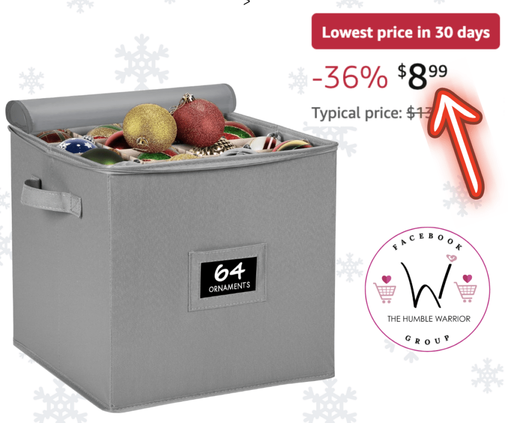 The HOLDN’ STORAGE Christmas Ornament Storage Box!